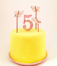 Betsy Ann Liberty of London Numbers Cake Topper