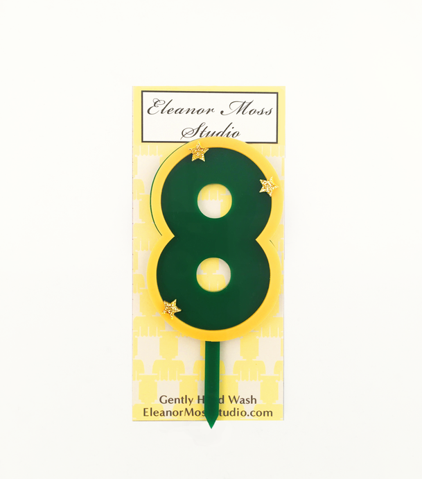 Number 8 Green/Yellow