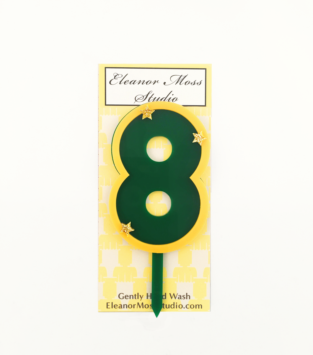 Number 8 Green/Yellow