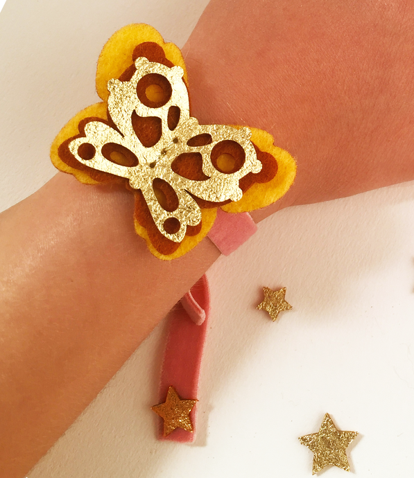 Buttercup Butterfly Bracelet