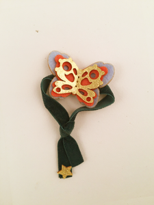 Persimmon Butterfly Bracelet