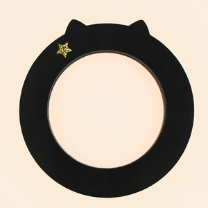 Kitty Cat Bangle Bracelet Black
