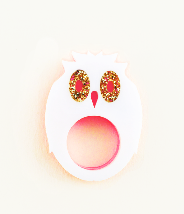 Snow Owl Ring