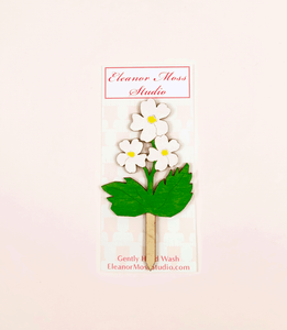 Flowers Cake Topper (Pearl)