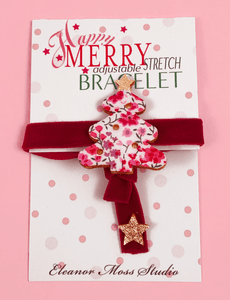 Happy Merry Phoebe Tree Holiday Bracelet