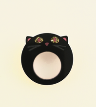 Kitty Cat Ring Black