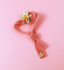Spring Flower Bracelet (Periwinkle)