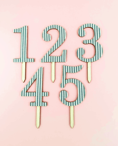 Ticking Numbers Cake Topper