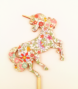 Flora the Unicorn Liberty of London Cake Topper